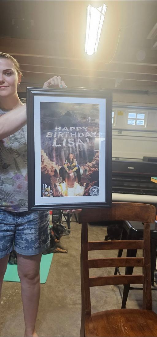 Custom framing, done in-house